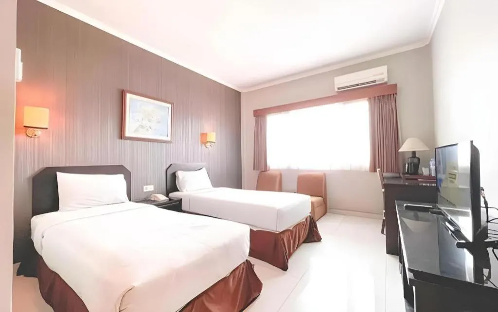 Bed in Hotel Nyland Pasteur Bandung