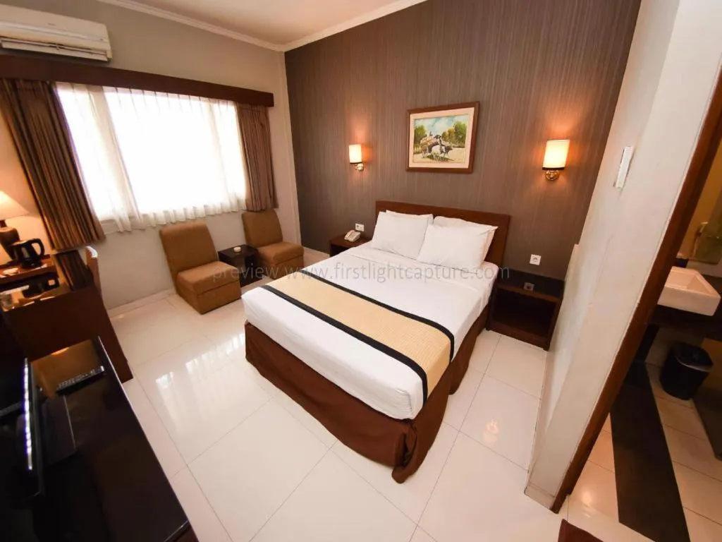 Bed in Hotel Nyland Pasteur Bandung