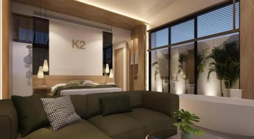 Bed in K2Green Hotel