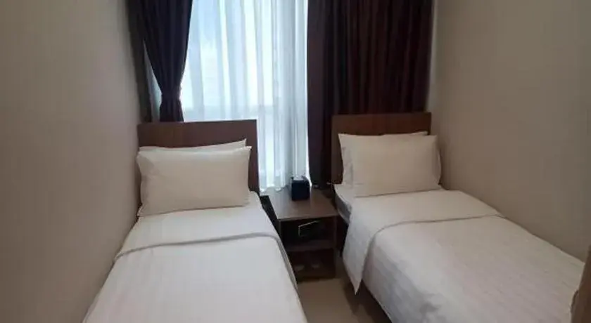 Bed in WE Hotel Kowloon Bed in WE Hotel Kowloon