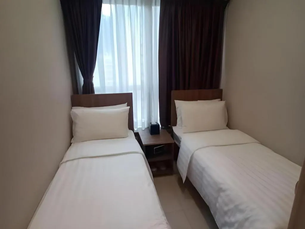 Bed in WE Hotel Kowloon