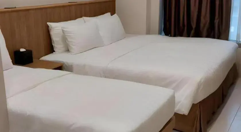 Bed in WE Hotel Kowloon Bed in WE Hotel Kowloon