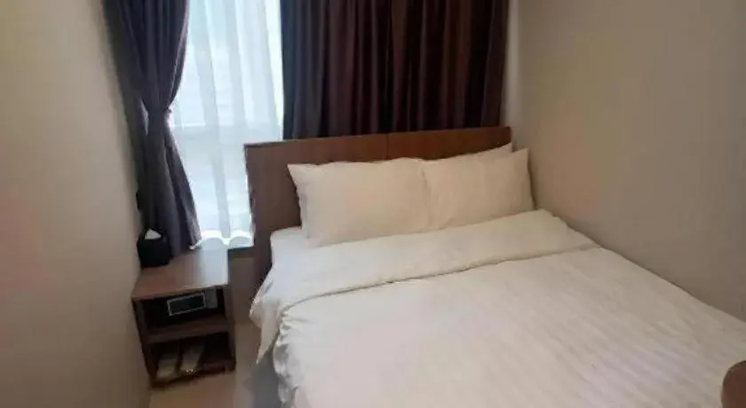 Bed in WE Hotel Kowloon Bed in WE Hotel Kowloon