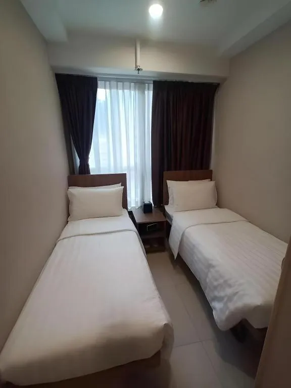 Bed in WE Hotel Kowloon