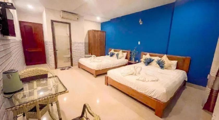 Bed in LAN ANH BOUTIQUE MOTEL