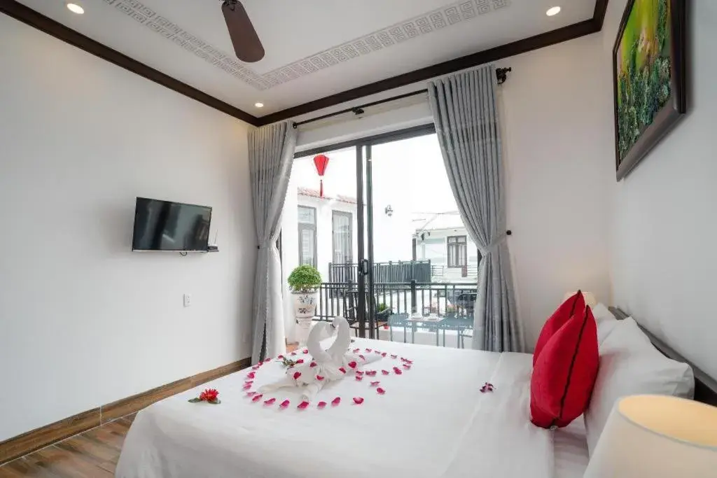 Bed in Vinci Villa Bed in Vinci Villa