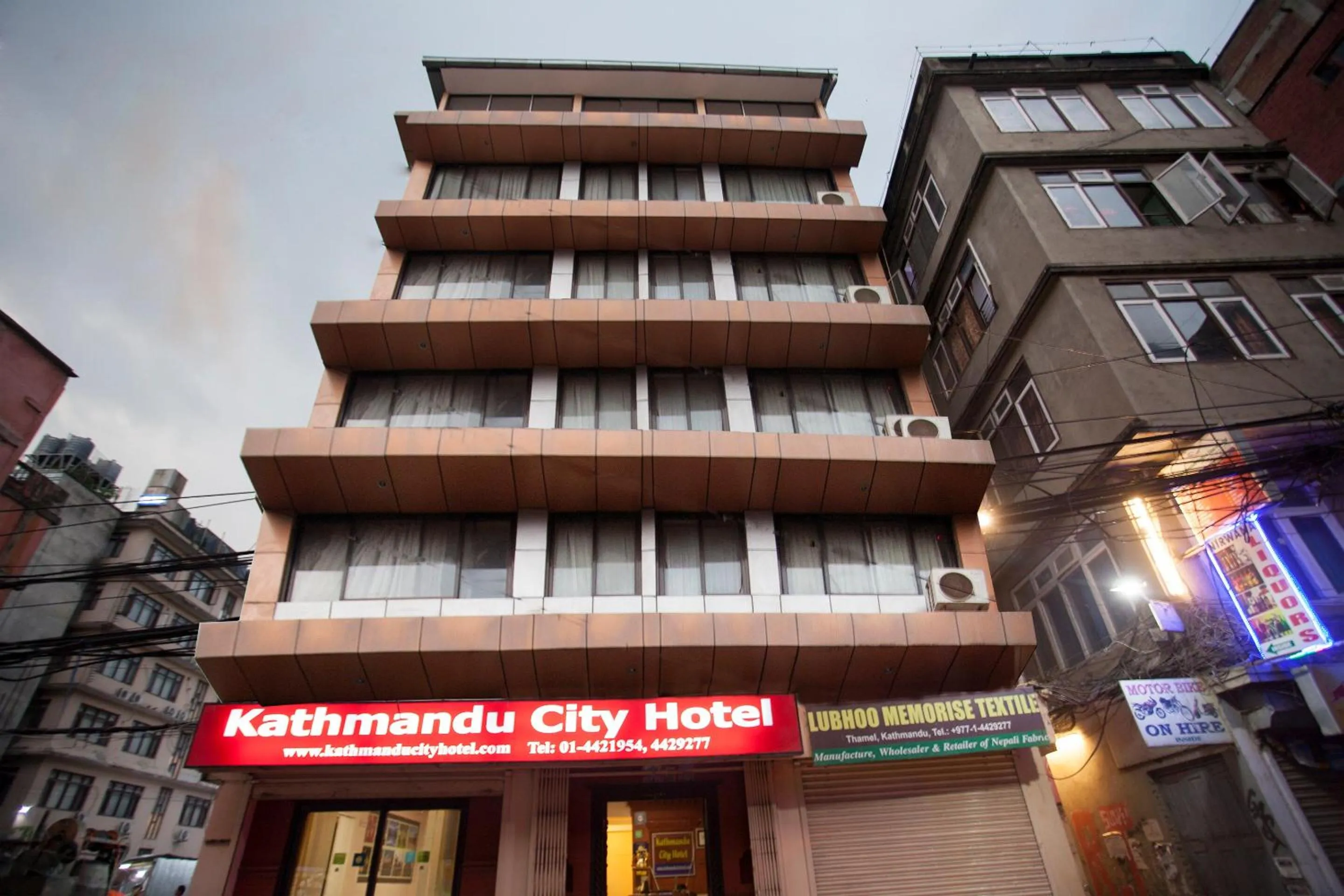 Facade/entrance in Kathmandu City Hotel