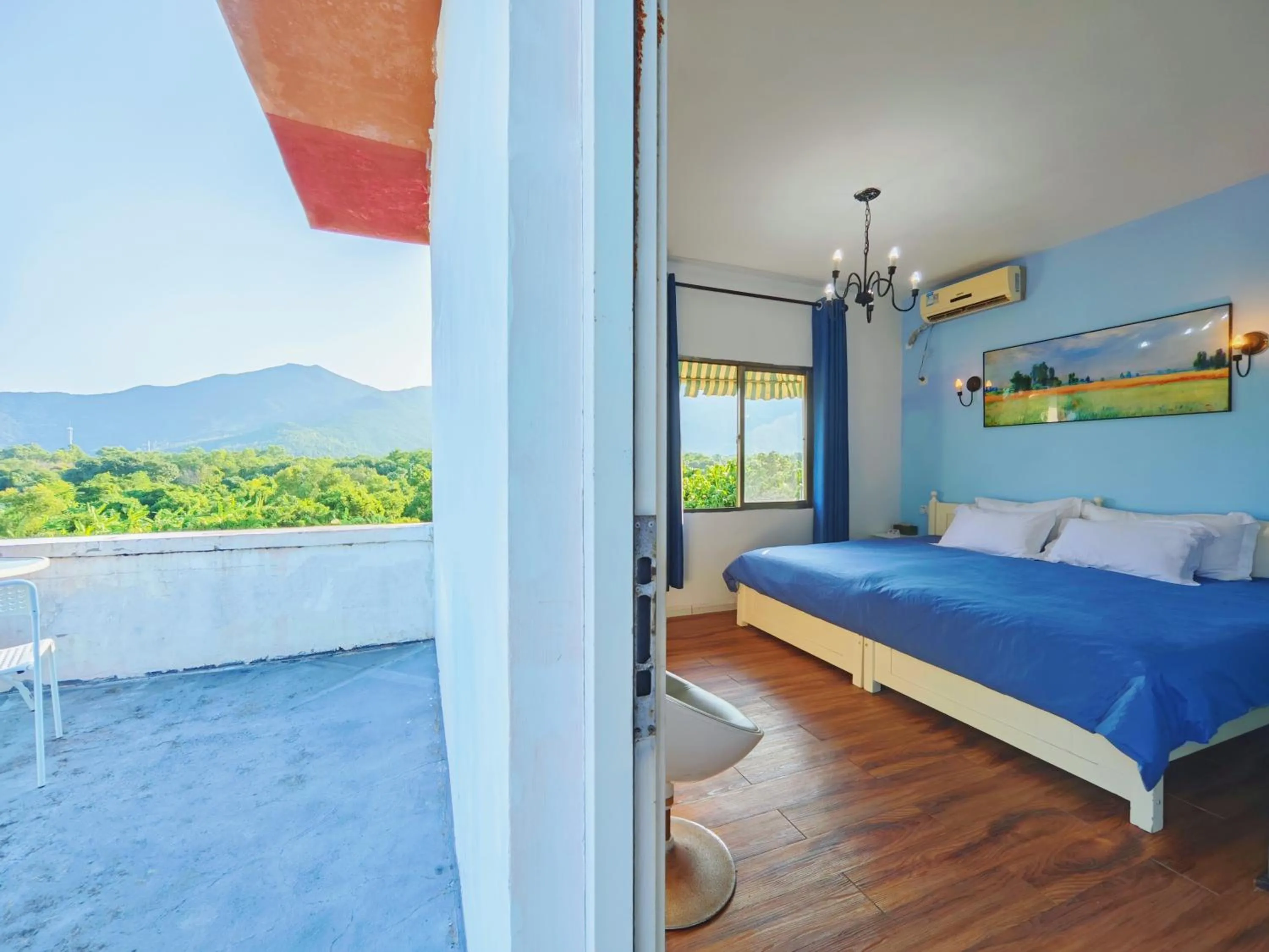 Bedroom, Bed in Cloud Tree Inn Boutique Guesthouse XiChong DaPeng ShenZhen 深圳大鹏西涌云树里民宿Yun Shu Li