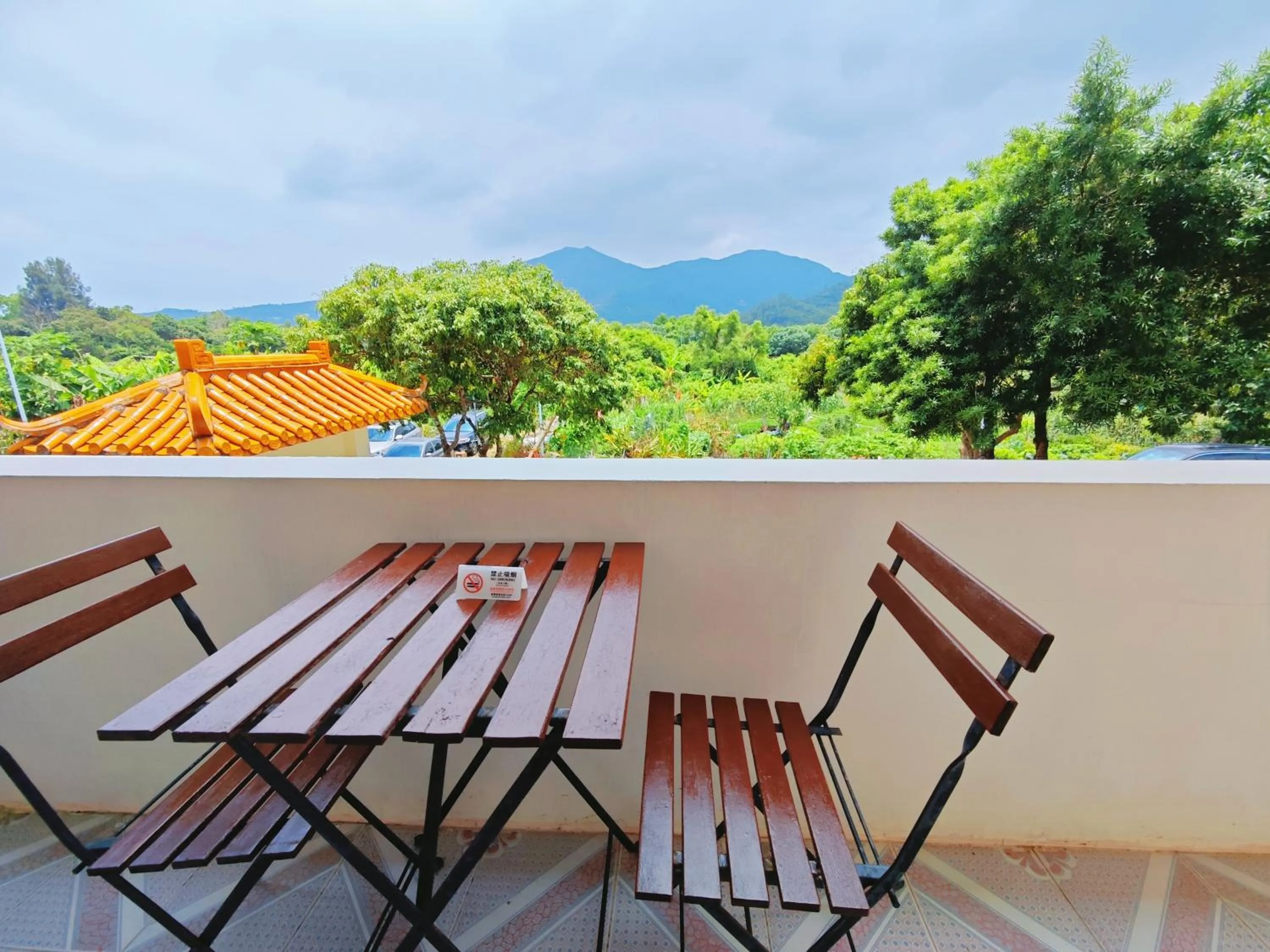 Balcony/Terrace in Cloud Tree Inn Boutique Guesthouse XiChong DaPeng ShenZhen 深圳大鹏西涌云树里民宿Yun Shu Li
