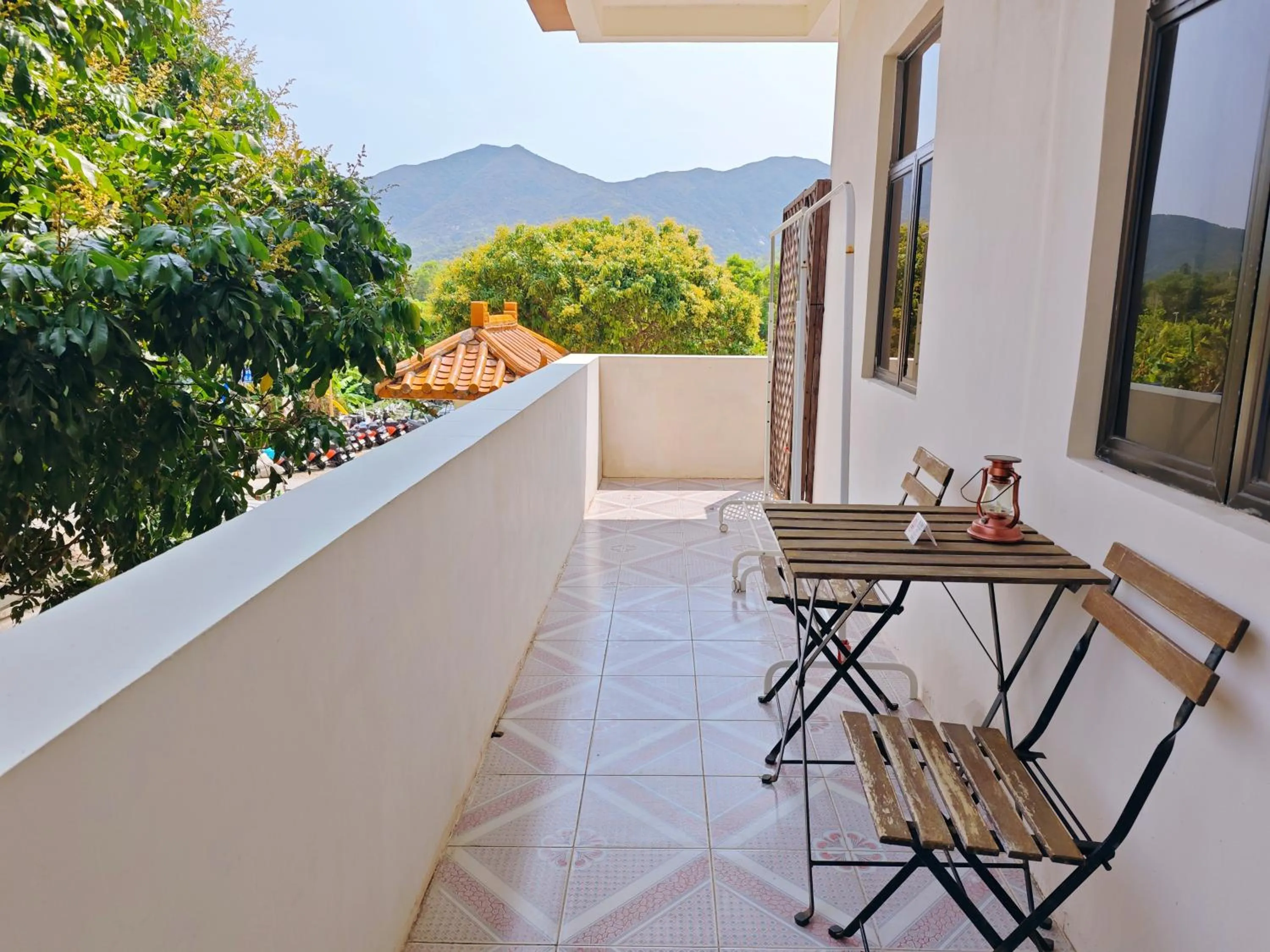 Balcony/Terrace in Cloud Tree Inn Boutique Guesthouse XiChong DaPeng ShenZhen 深圳大鹏西涌云树里民宿Yun Shu Li