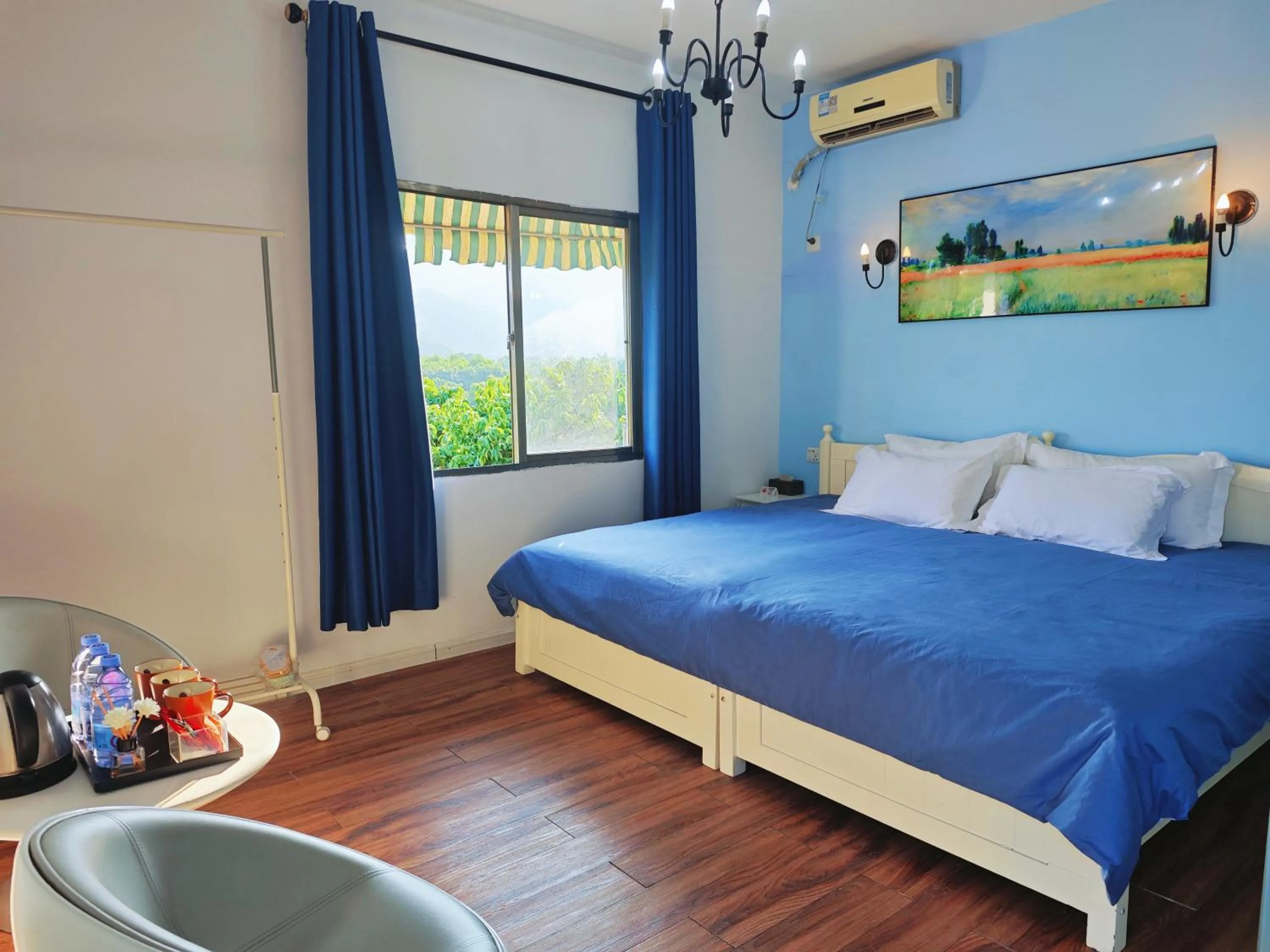 Bedroom, Bed in Cloud Tree Inn Boutique Guesthouse XiChong DaPeng ShenZhen 深圳大鹏西涌云树里民宿Yun Shu Li