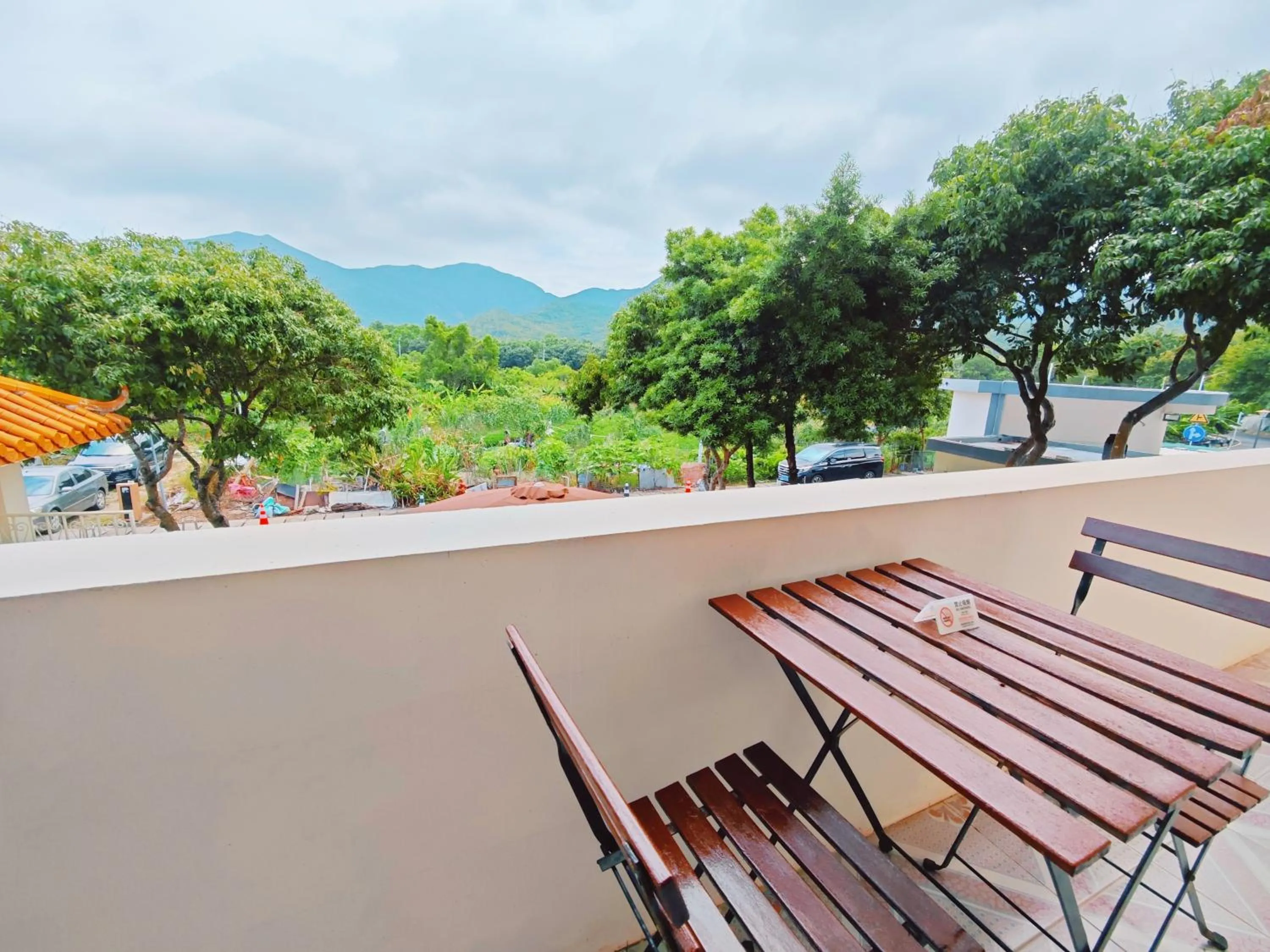 Balcony/Terrace in Cloud Tree Inn Boutique Guesthouse XiChong DaPeng ShenZhen 深圳大鹏西涌云树里民宿Yun Shu Li