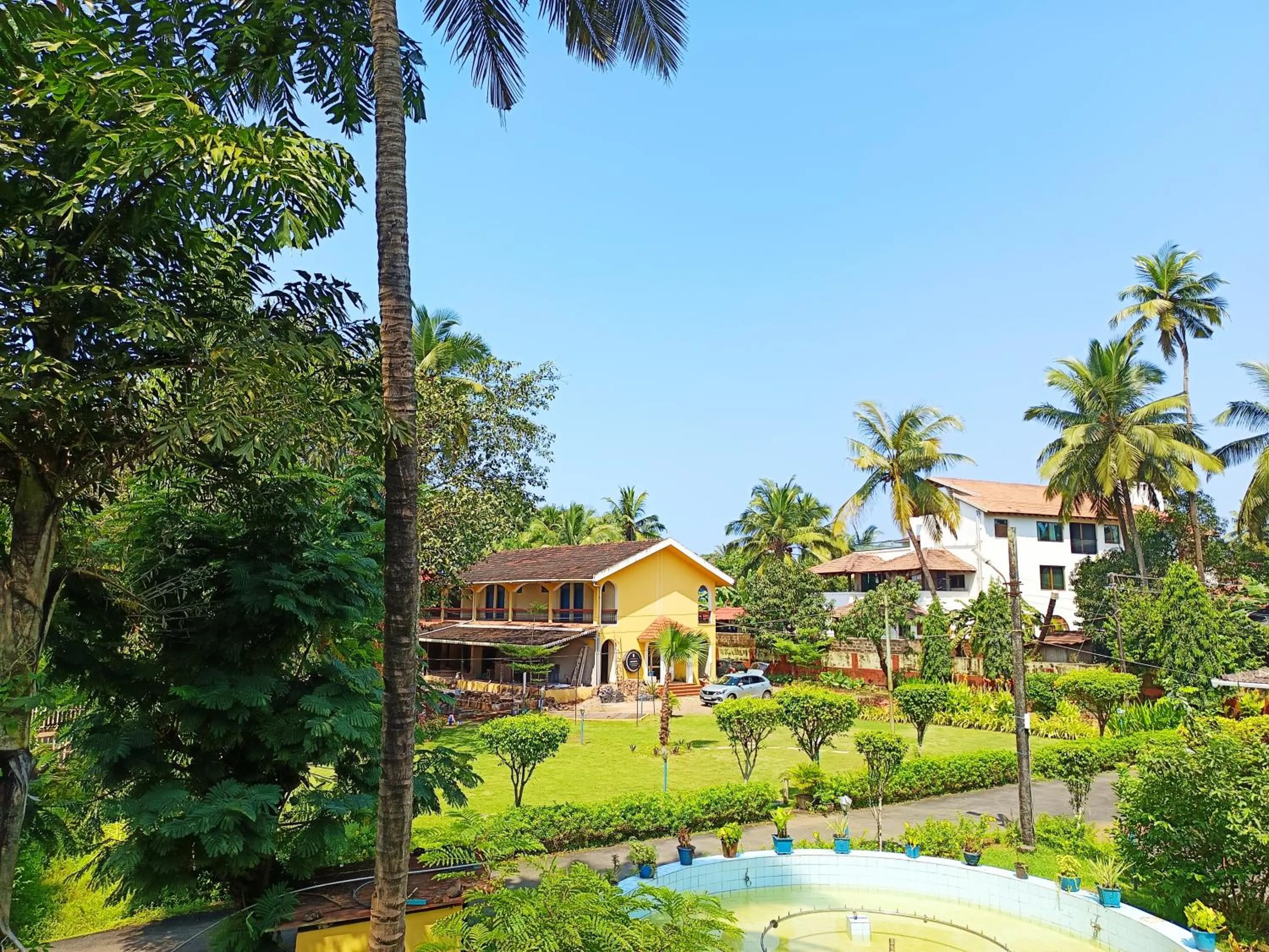 Garden in Carina Beach Resort
