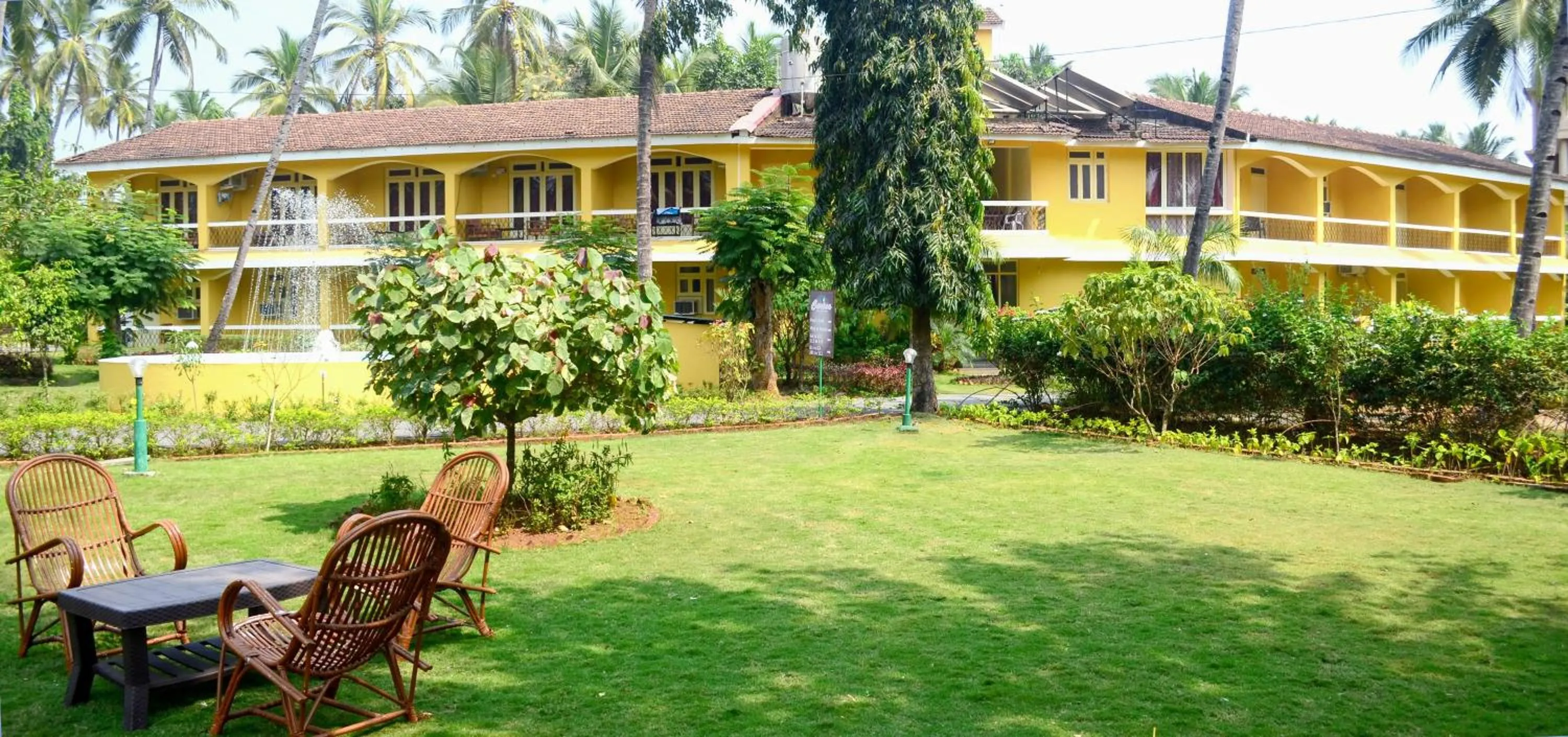 Garden in Carina Beach Resort