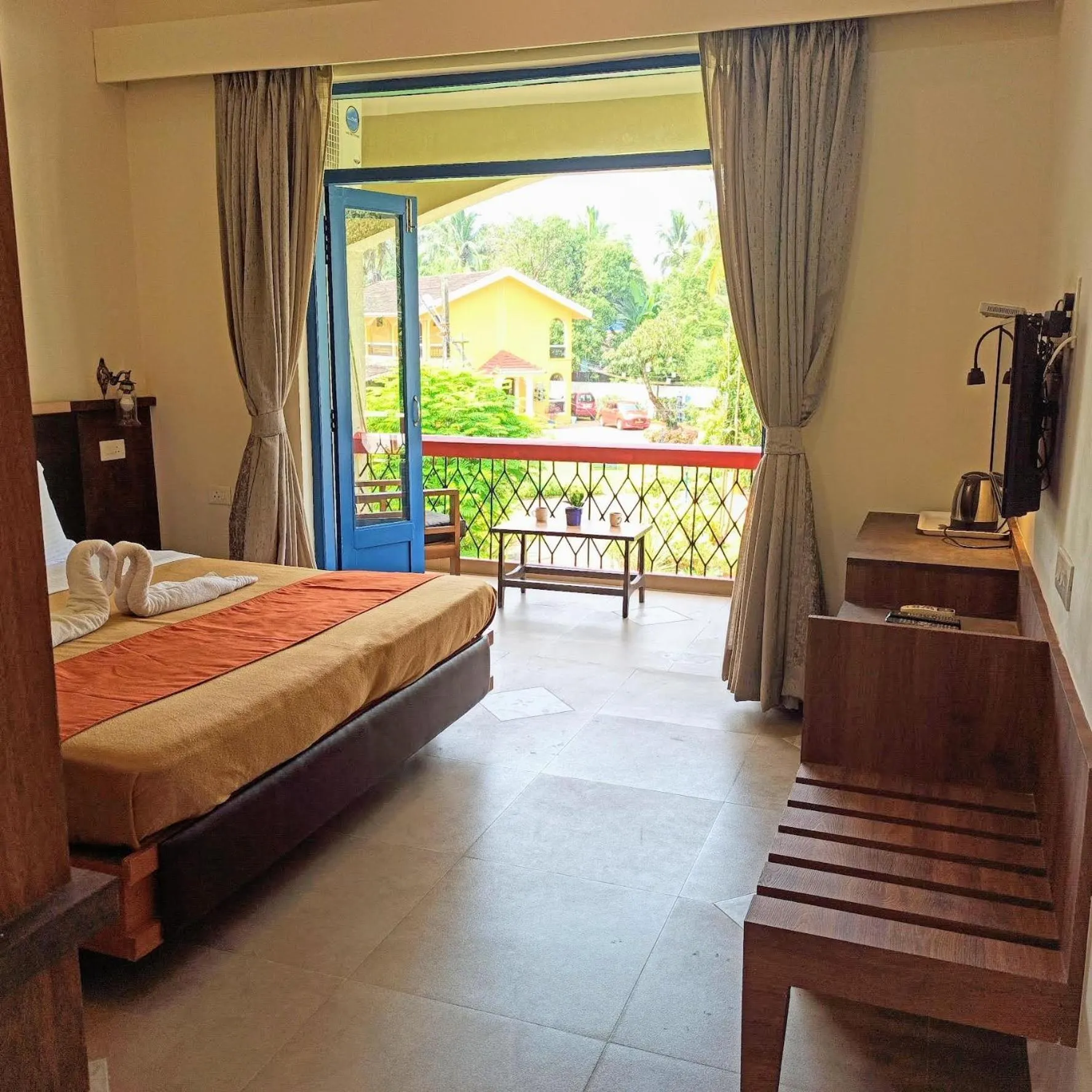 View (from property/room), Bed in Carina Beach Resort