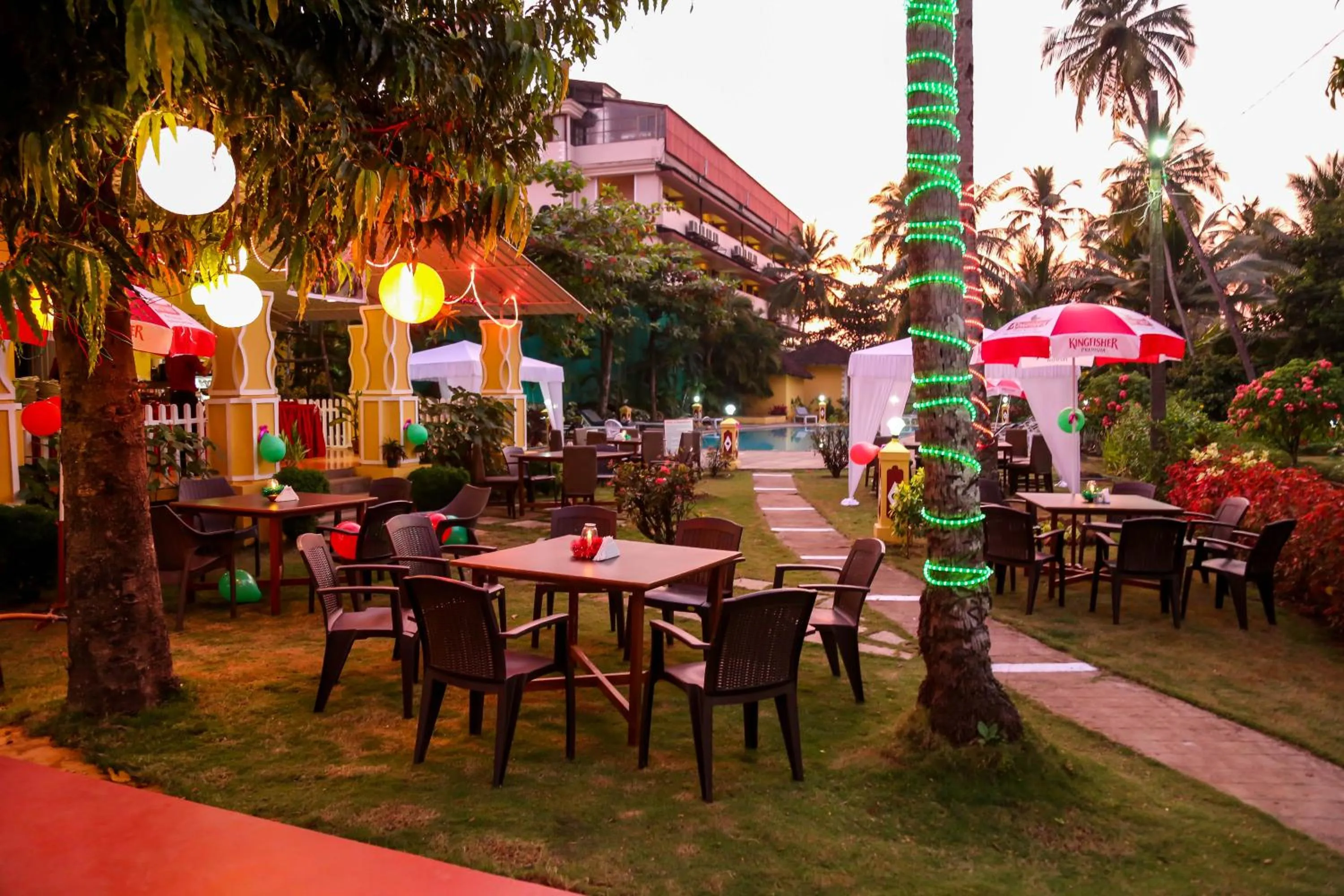 Garden in Carina Beach Resort