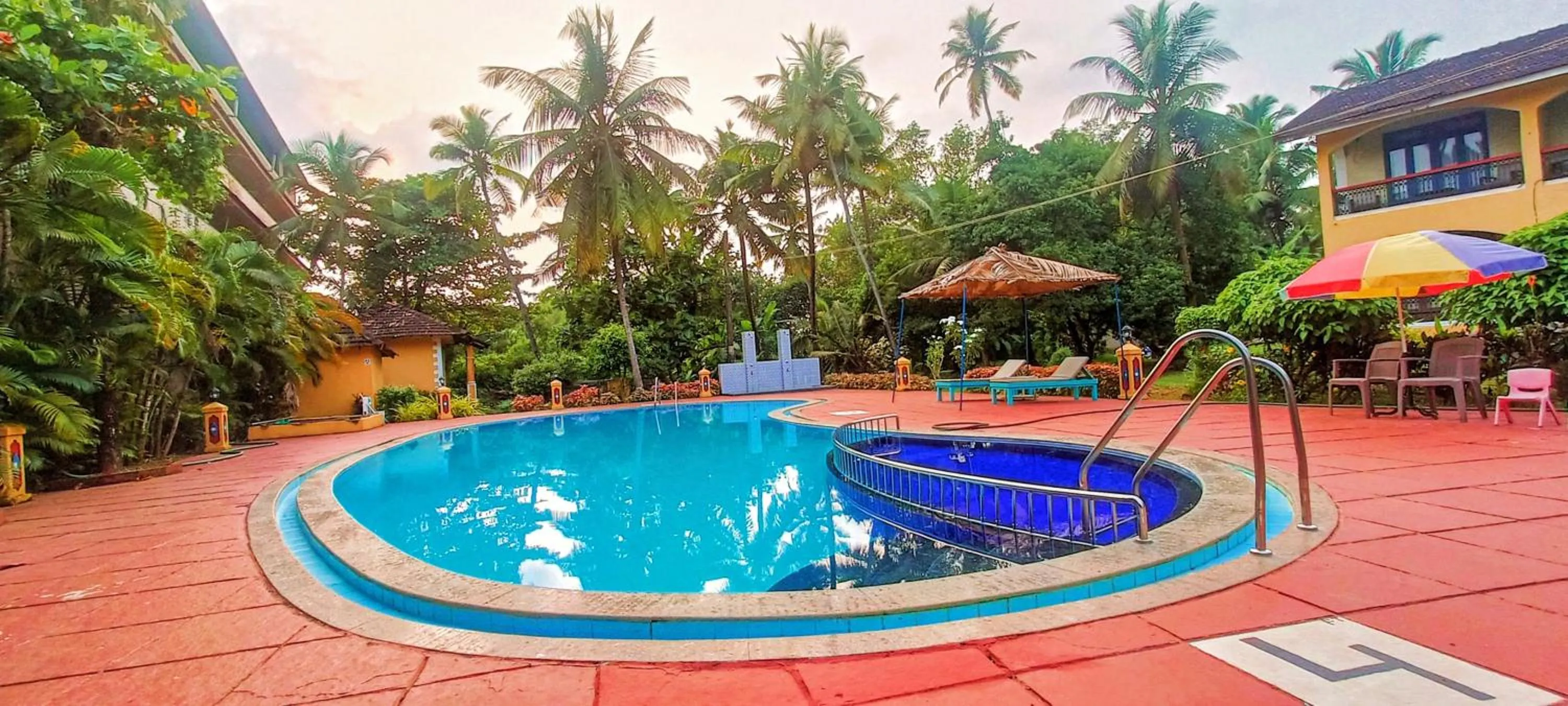 Pool view in Carina Beach Resort