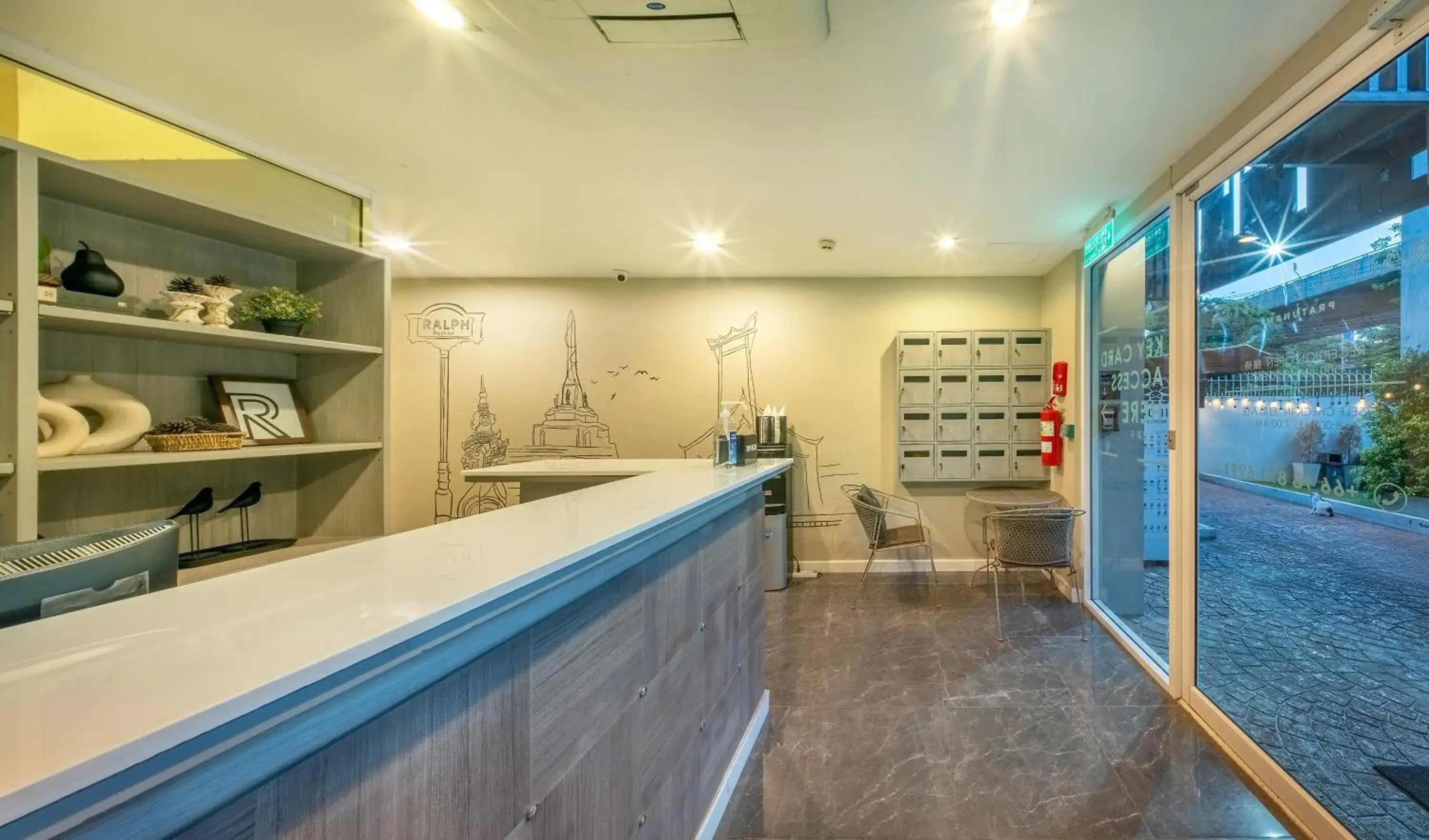 Lobby or reception in Ralph Poshtel Pratunam Lobby or reception in Ralph Poshtel Pratunam