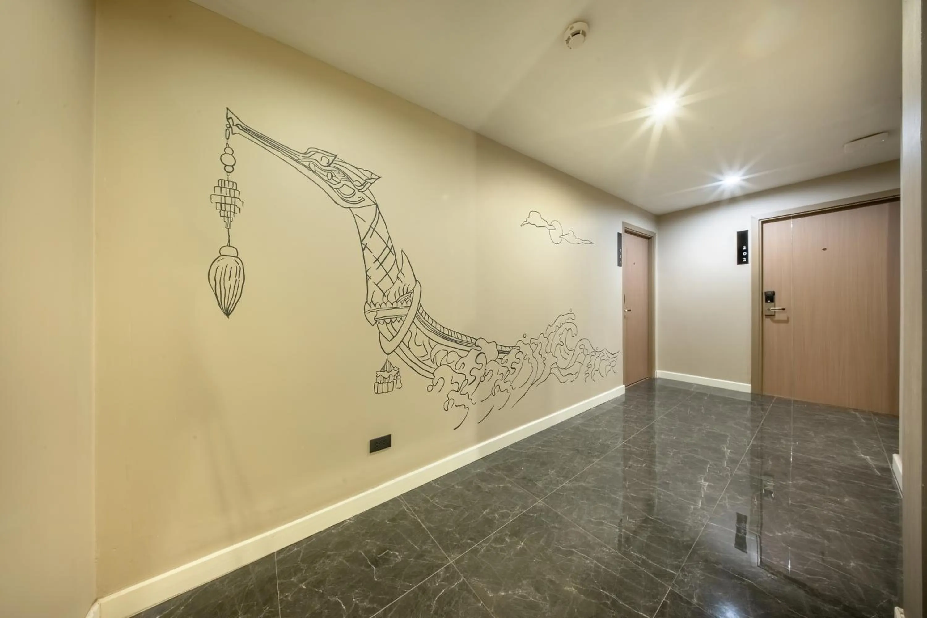 Bedroom in Ralph Poshtel Pratunam