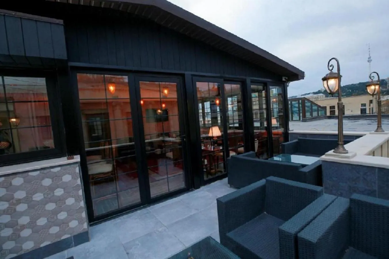 Balcony/Terrace in West Inn Hotel & Restaurant