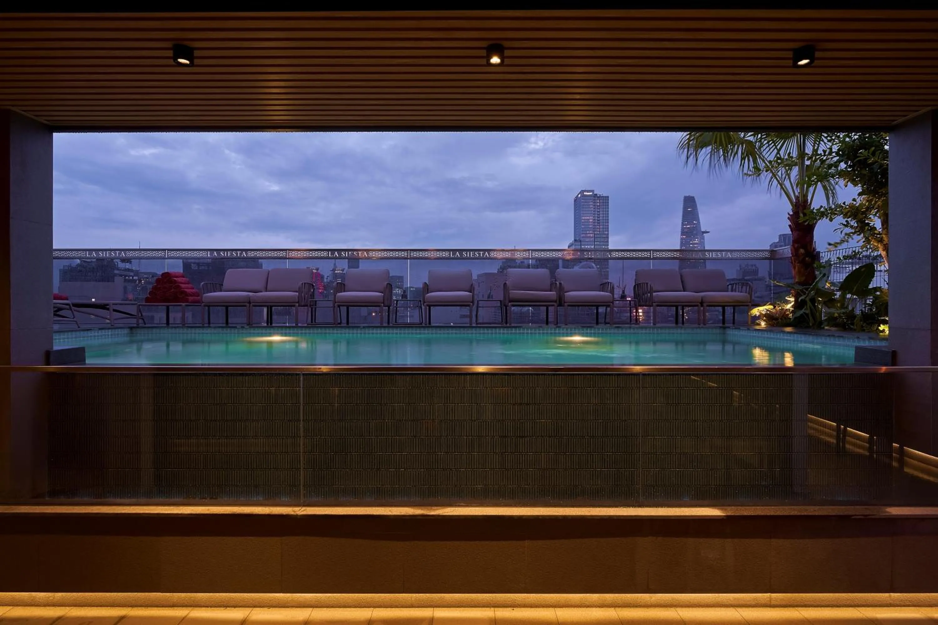 Pool view in La Siesta Premium Saigon Central