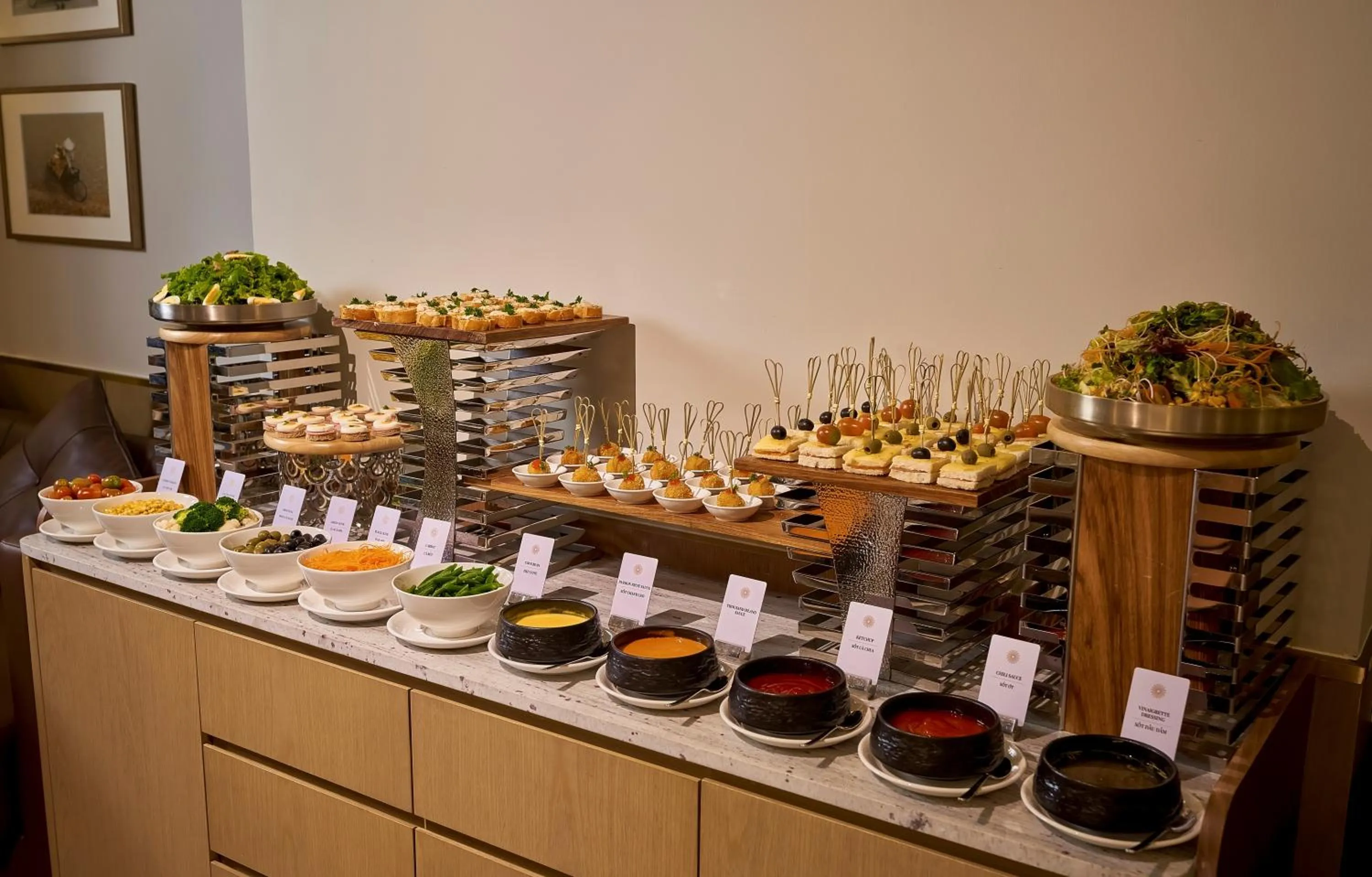 Food and drinks in La Siesta Premium Saigon Central