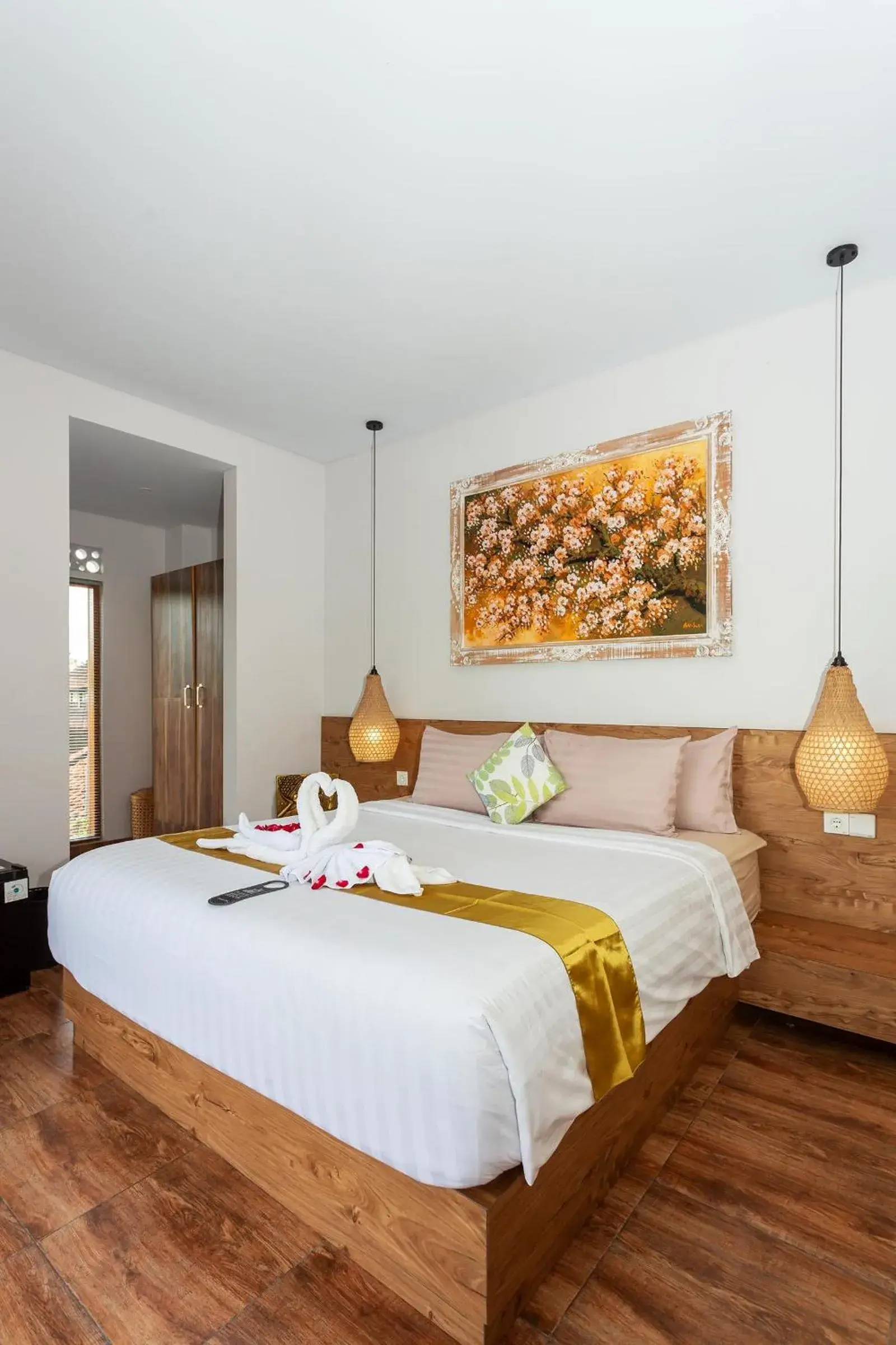 Double Room with Balcony in Graha Shanti Guest House Double Room with Balcony in Graha Shanti Guest House