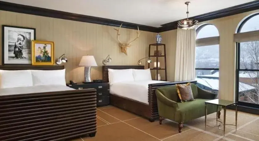 Bed in Hotel Jerome, An Auberge Resort Bed in Hotel Jerome, An Auberge Resort