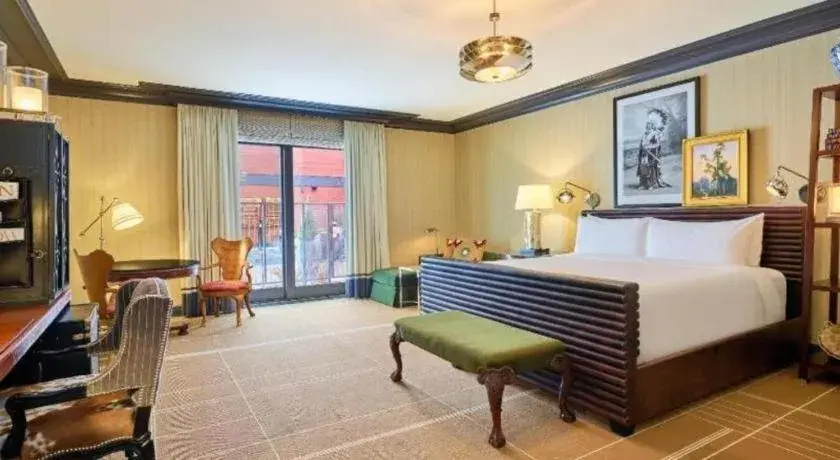 Bed in Hotel Jerome, An Auberge Resort Bed in Hotel Jerome, An Auberge Resort