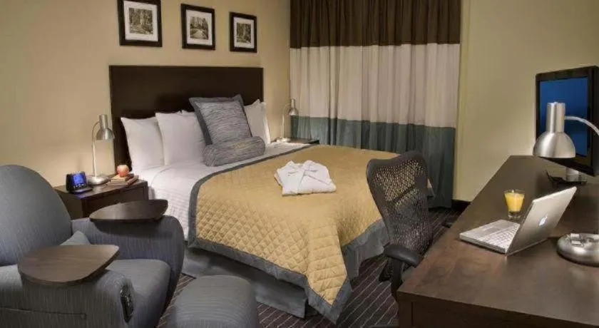 Bed in Edward Hotel North York