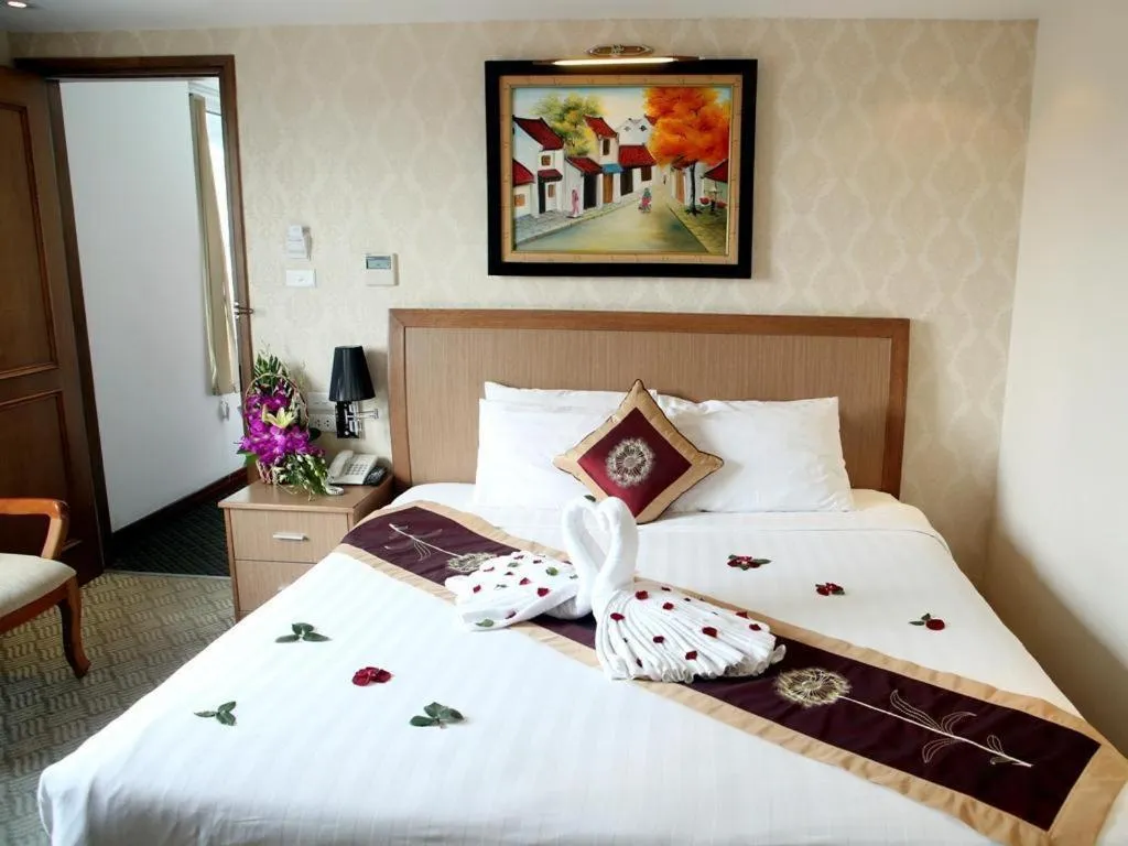 Bed in Lenid De Ho Guom Hotel