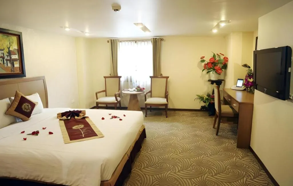 Bed in Lenid De Ho Guom Hotel