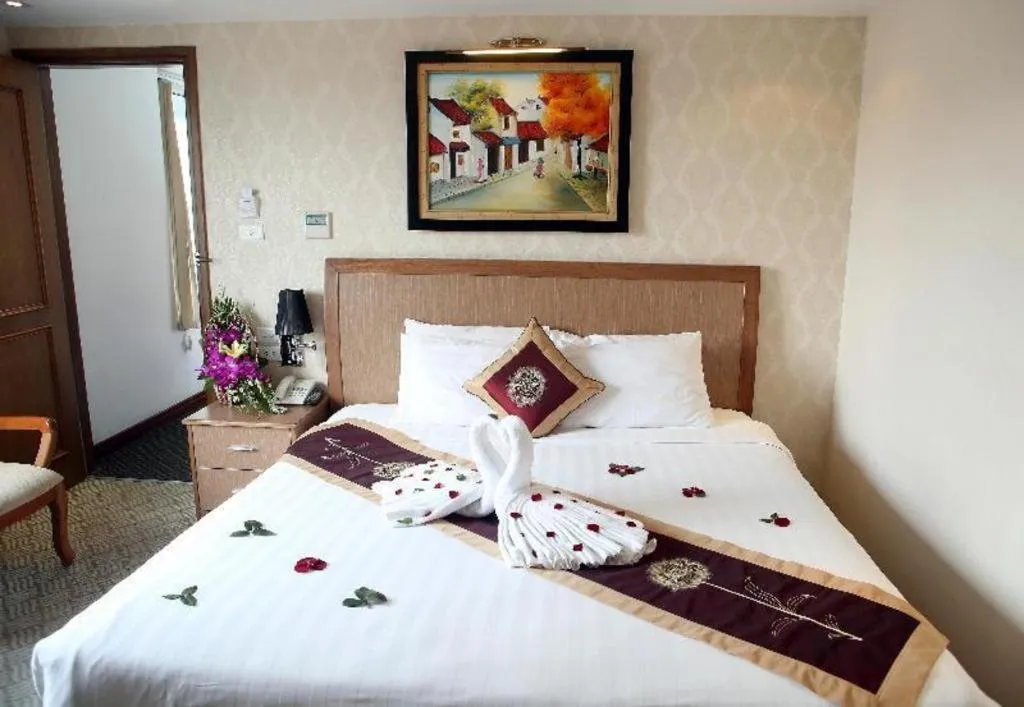 Bed in Lenid De Ho Guom Hotel