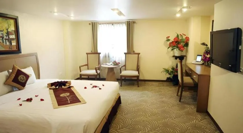 Bed in Lenid De Ho Guom Hotel