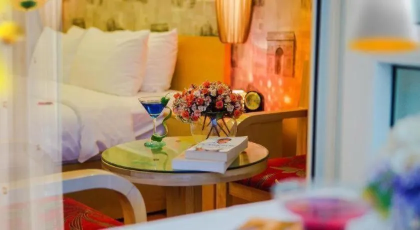 Bed in Hanoi Impressive Hotel