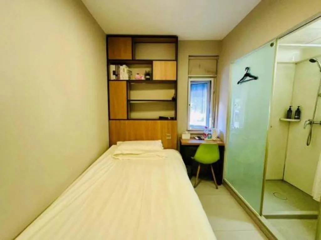 Bed in Jinjiang Inn Style Ningbo Railway Station