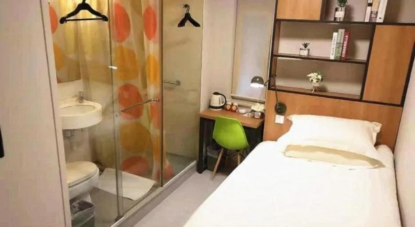Bed in Jinjiang Inn Style Ningbo Railway Station