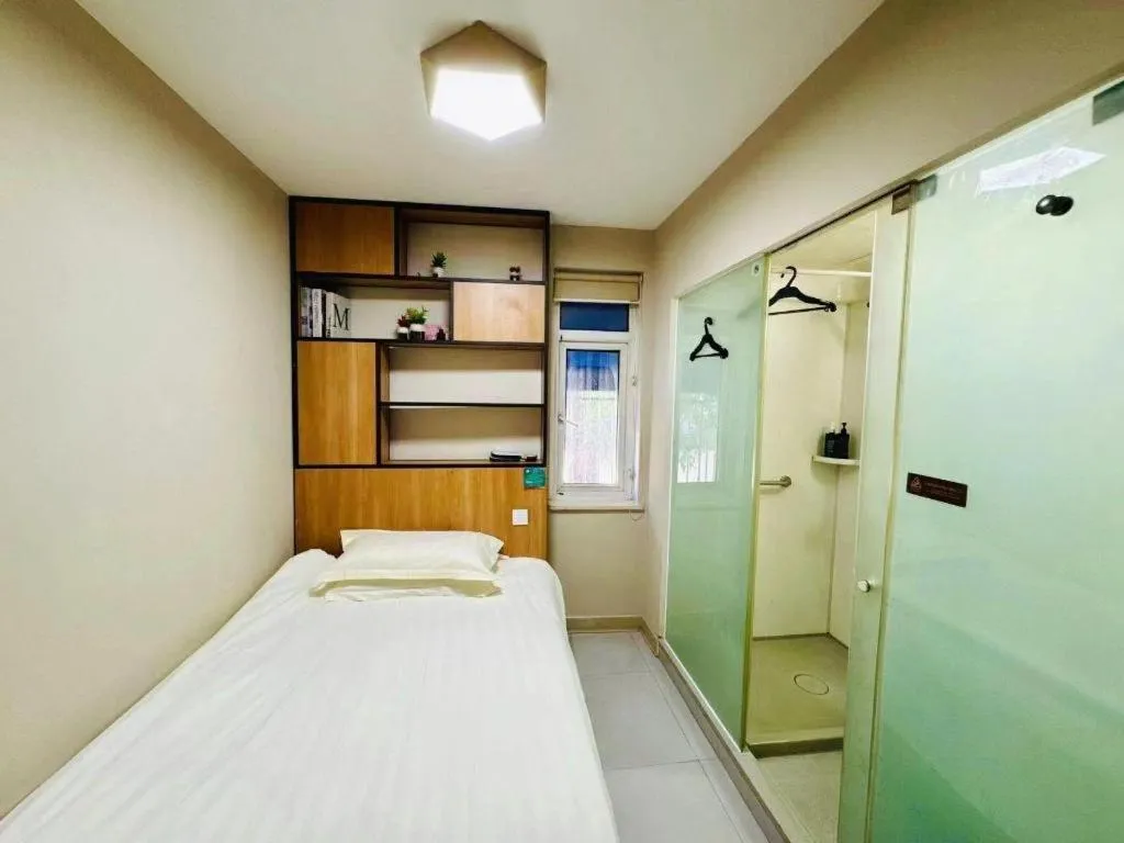 Bed in Jinjiang Inn Style Ningbo Railway Station