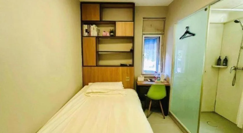 Bed in Jinjiang Inn Style Ningbo Railway Station