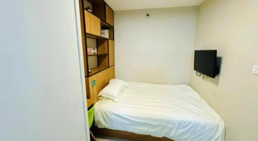 Bed in Jinjiang Inn Style Ningbo Railway Station