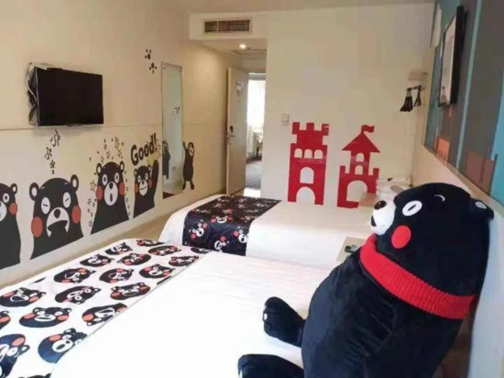 Bed in Jinjiang Inn Qingdao Hangzhou Rd.