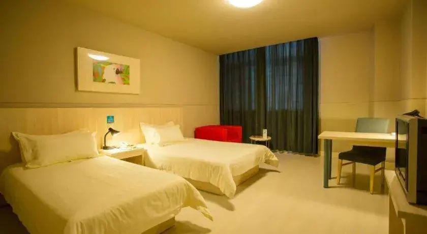 Bed in Jinjiang Inn Shanghai Songjiang University Town Bed in Jinjiang Inn Shanghai Songjiang University Town