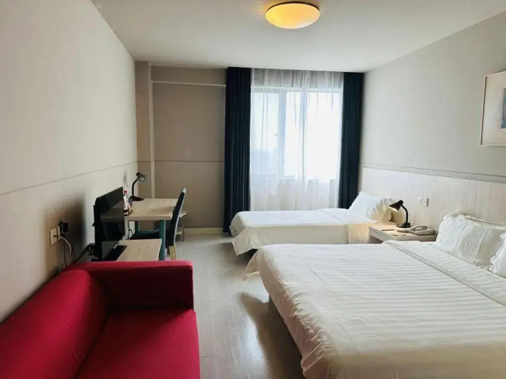 Bed in Jinjiang Inn Shanghai Songjiang University Town Bed in Jinjiang Inn Shanghai Songjiang University Town