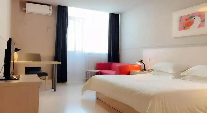 Bed in Jinjiang Inn Shanghai Songjiang University Town Bed in Jinjiang Inn Shanghai Songjiang University Town