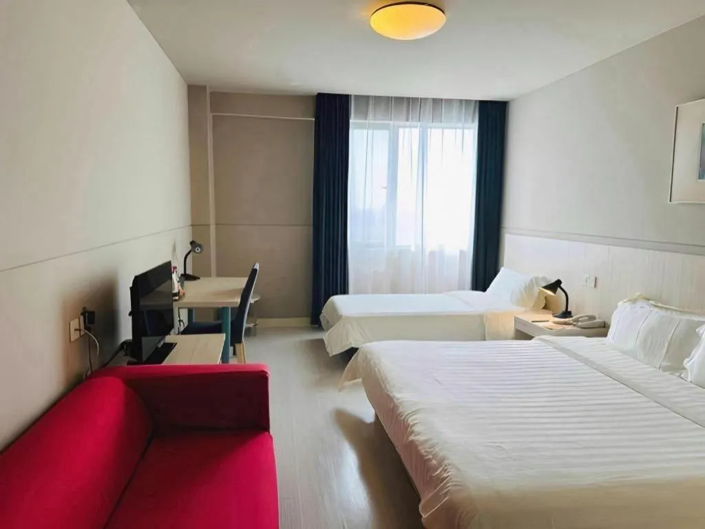 Bed in Jinjiang Inn Shanghai Songjiang University Town