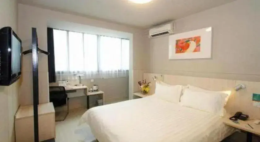 Bed in Jinjiang Inn Shanghai Songjiang University Town Bed in Jinjiang Inn Shanghai Songjiang University Town