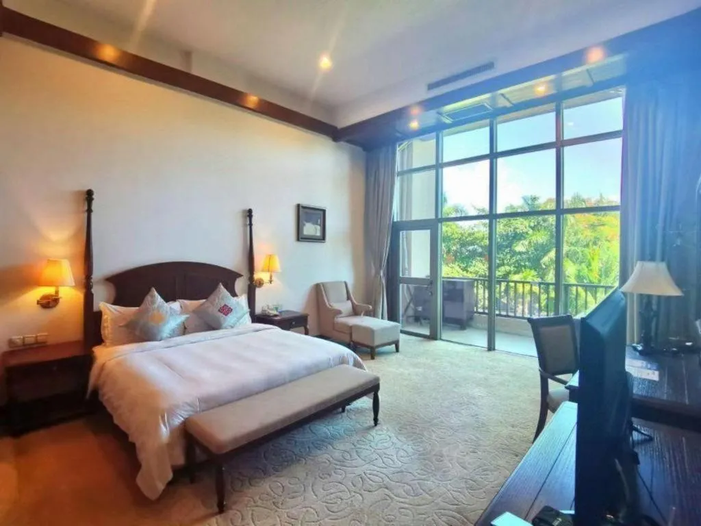 Bed in Timton Fuhe Hotel Sanya