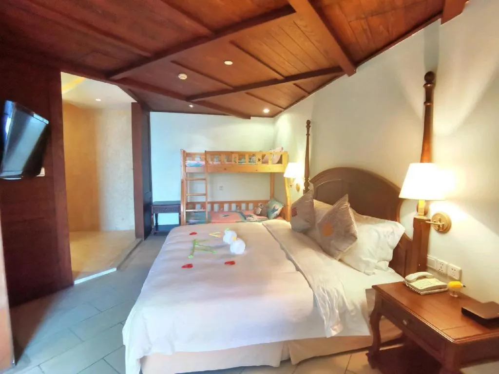 Bed in Timton Fuhe Hotel Sanya