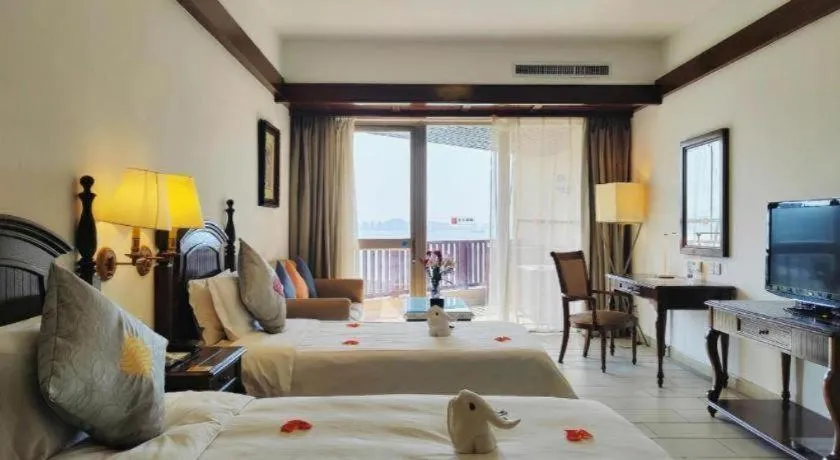 Bed in Timton Fuhe Hotel Sanya