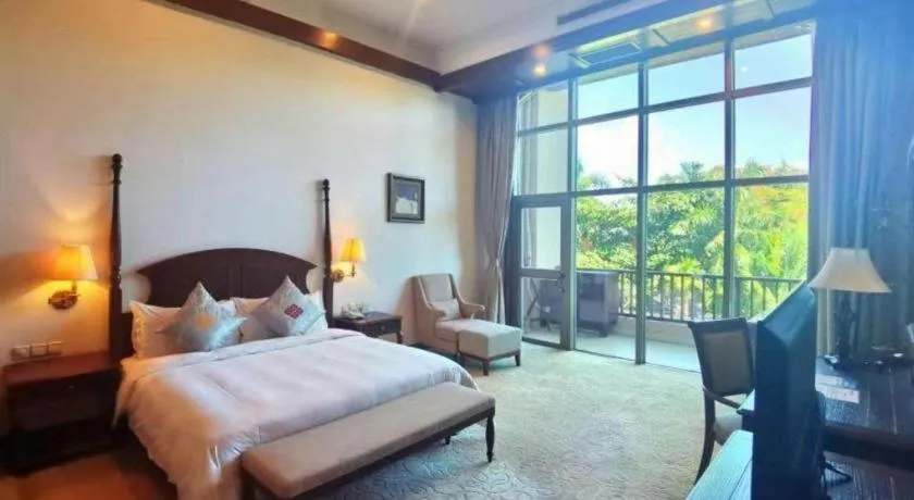 Bed in Timton Fuhe Hotel Sanya